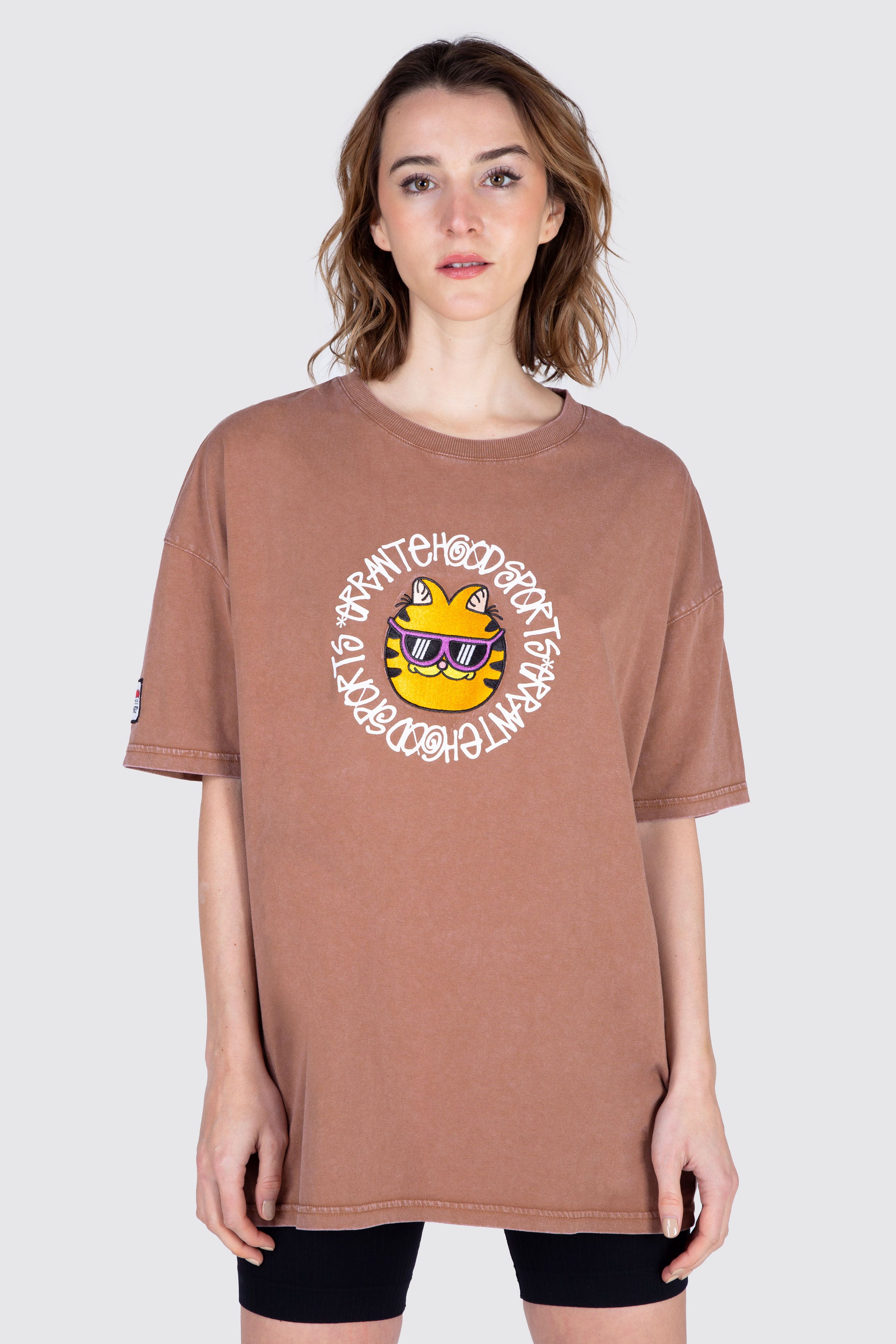 Polera M/C Garfield Trust Me Café ERRANTE 