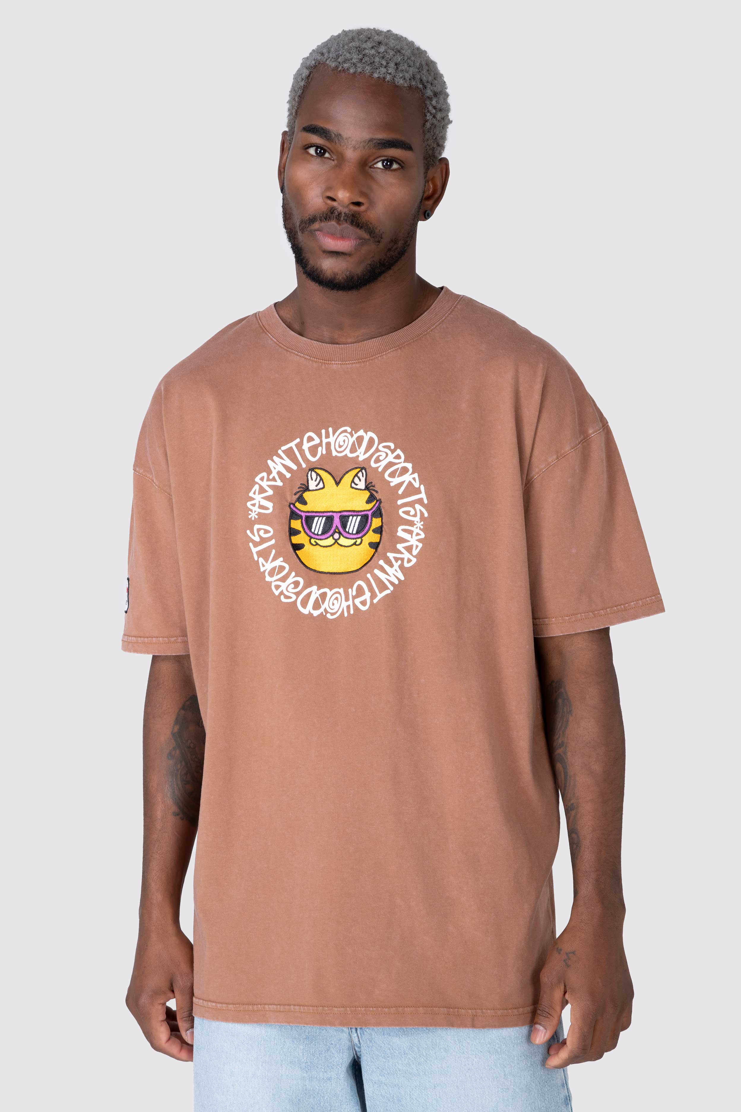 Polera M/C Garfield Trust Me Café ERRANTE 