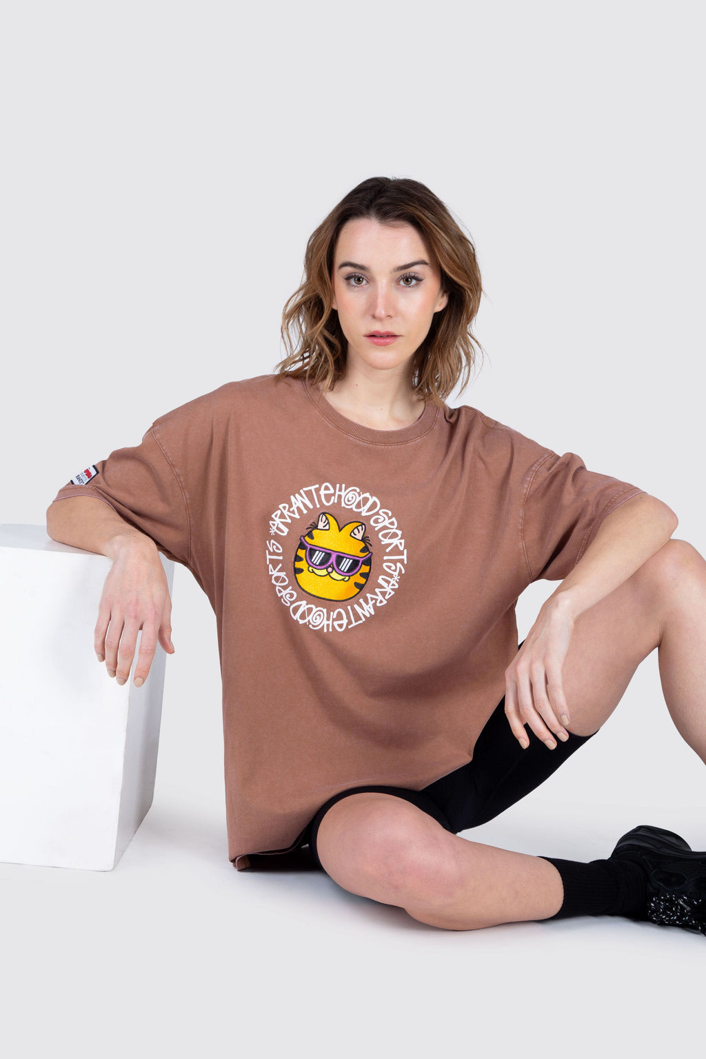 Polera M/C Garfield Trust Me Café ERRANTE 
