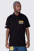 Polera M/C Pique Garfield Triple Ego Negro ERRANTE 