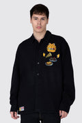 Camisa M/L Garfield Hidden Cat Negro ERRANTE 