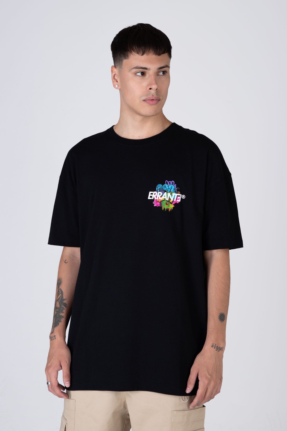 Polera Manga Corta That Way Negro ERRANTE