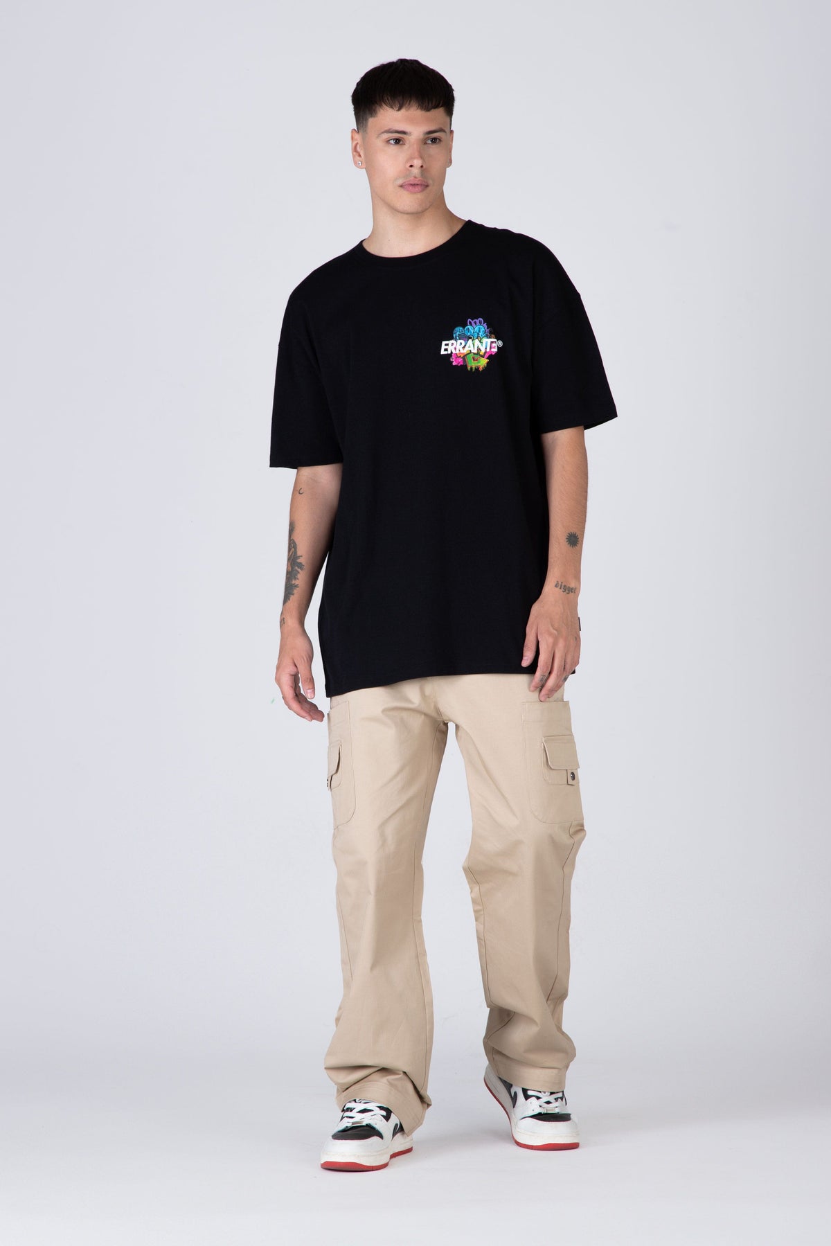 Polera Manga Corta That Way Negro ERRANTE