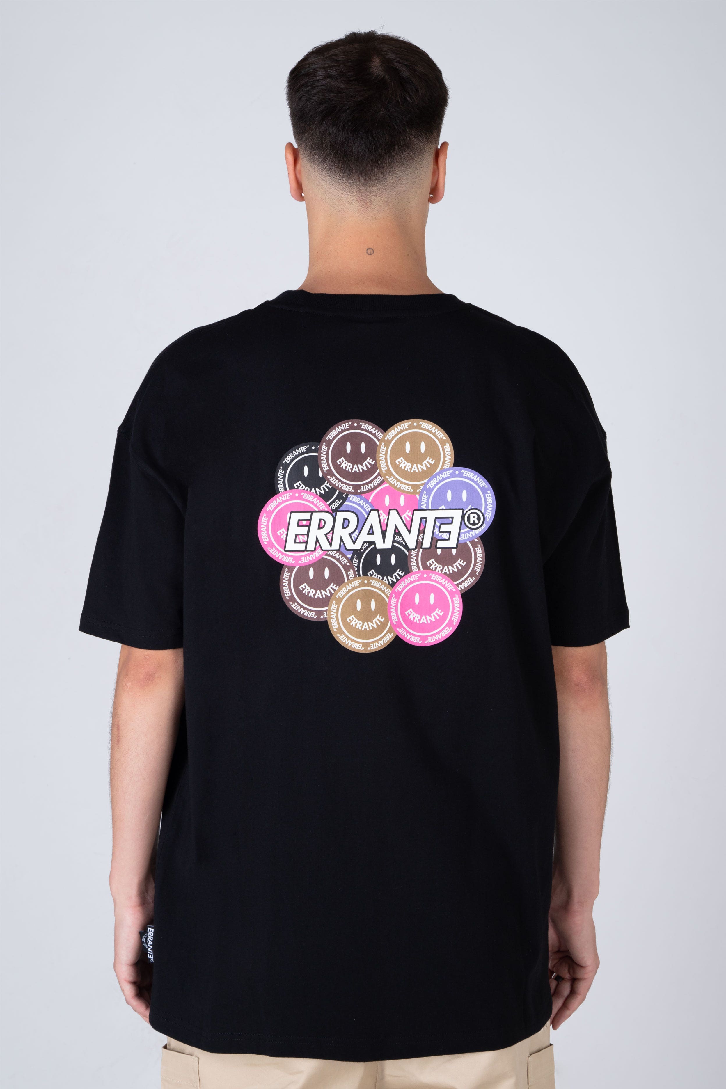 Polera Manga Corta Steely Negro ERRANTE