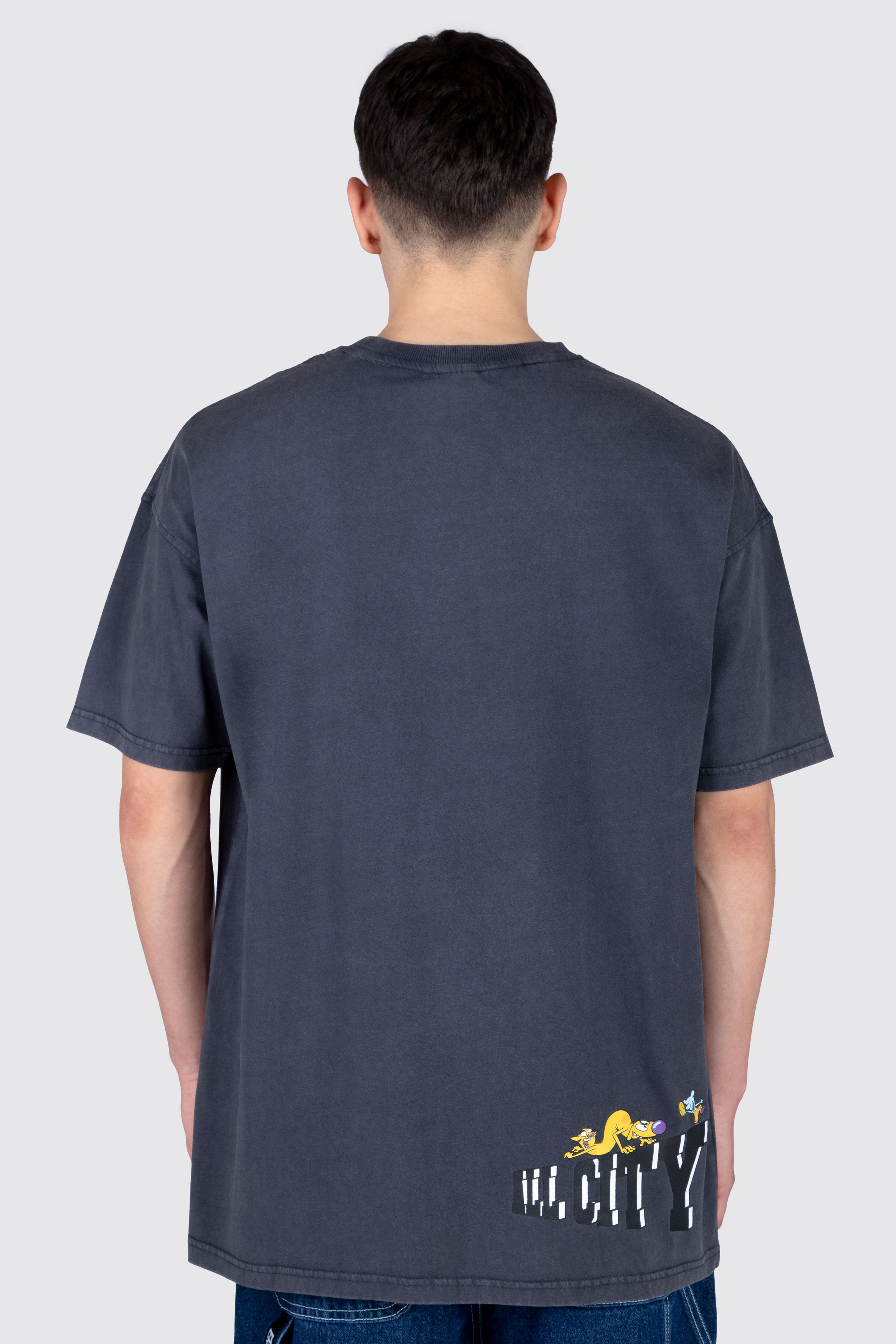 Polera M/C Catdog Catch It Gris ERRANTE