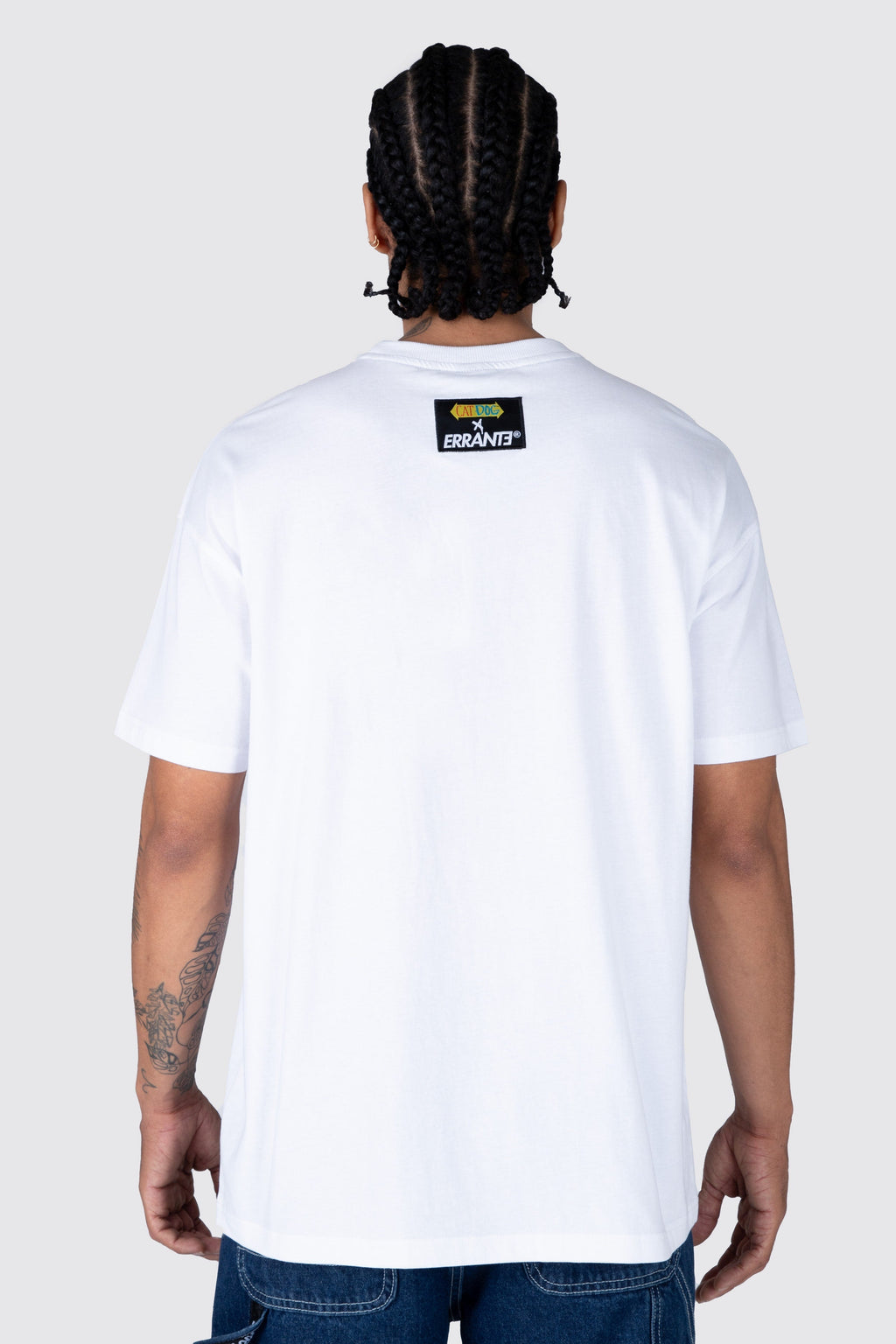 Polera M/C Catdog Comic Blanco ERRANTE