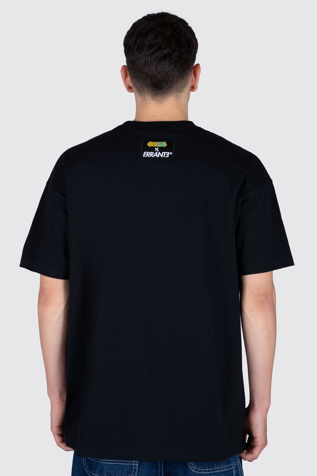Polera M/C Catdog Energy Negro ERRANTE