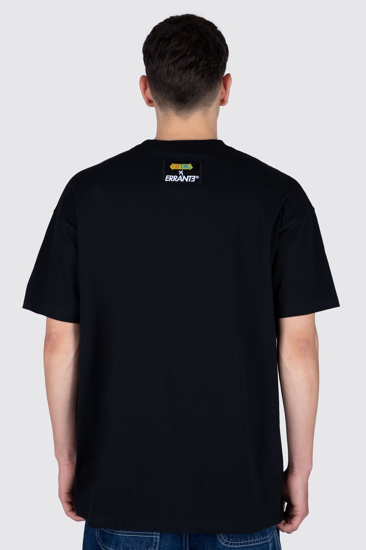 Polera M/C Catdog Energy Negro ERRANTE