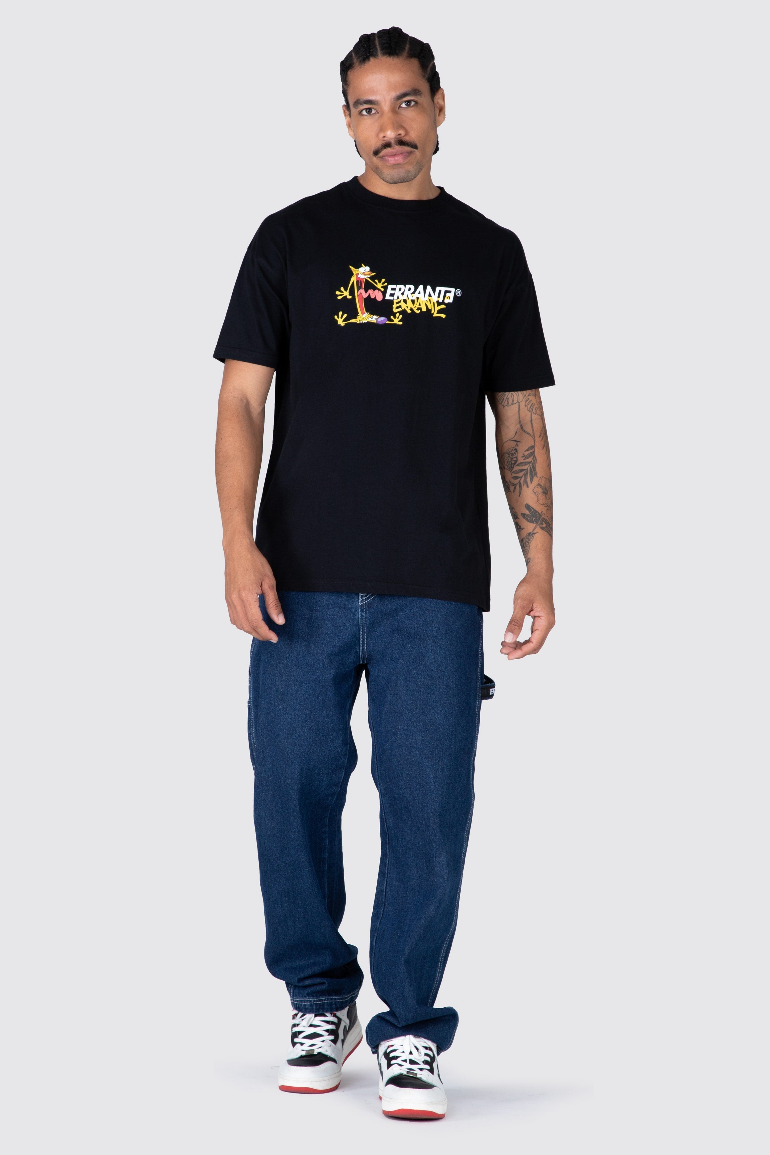 Polera M/C Catdog Hallo Negro ERRANTE