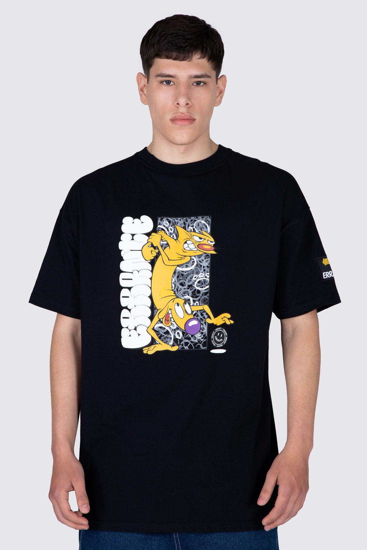 Polera M/C Catdog Opposites Negro ERRANTE