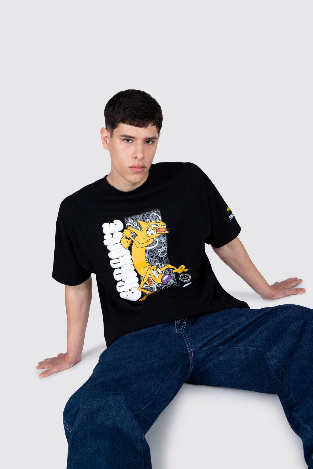 Polera M/C Catdog Opposites Negro ERRANTE