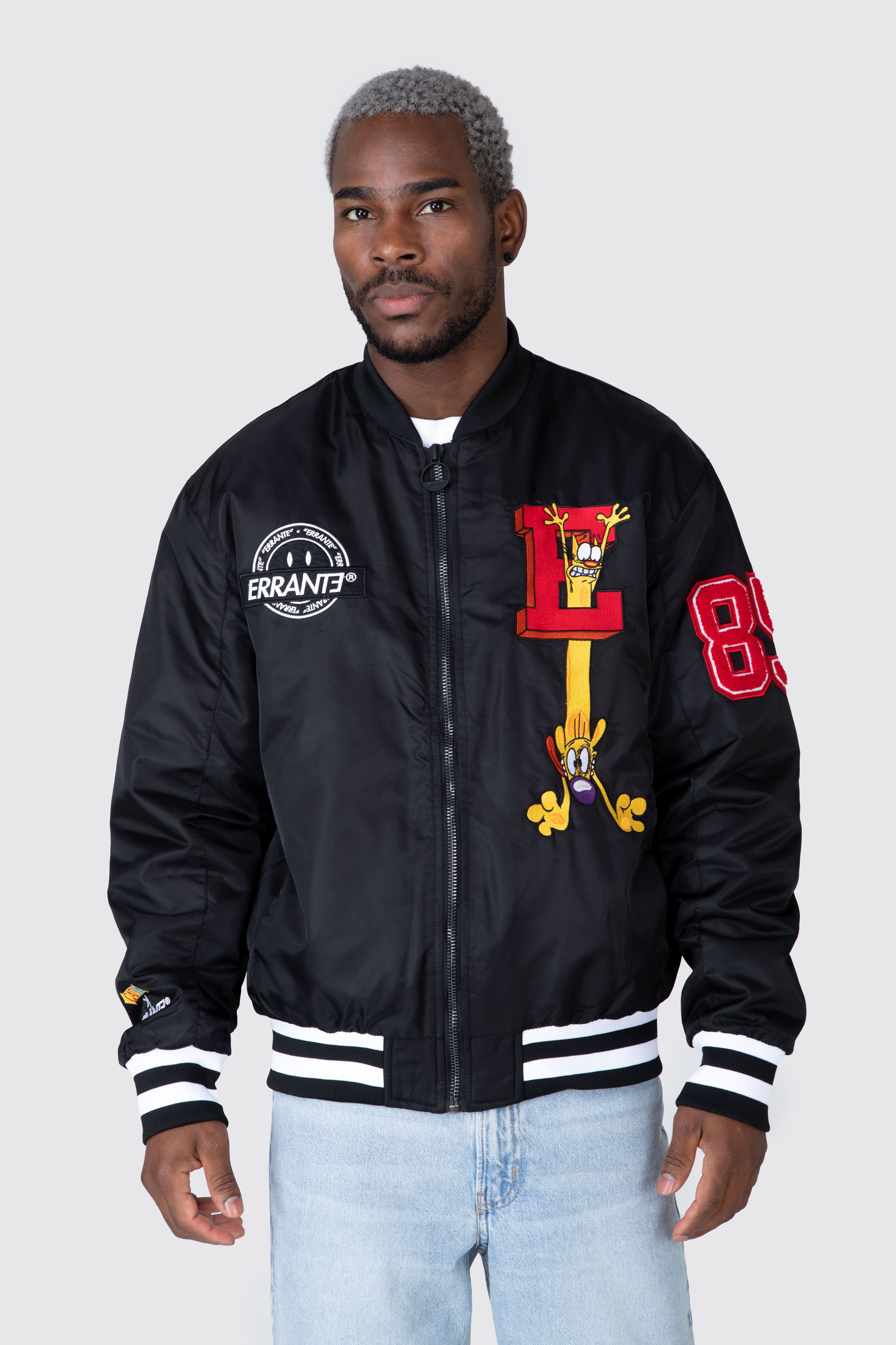 Chaqueta Catdog Bomber Siamese Negro ERRANTE