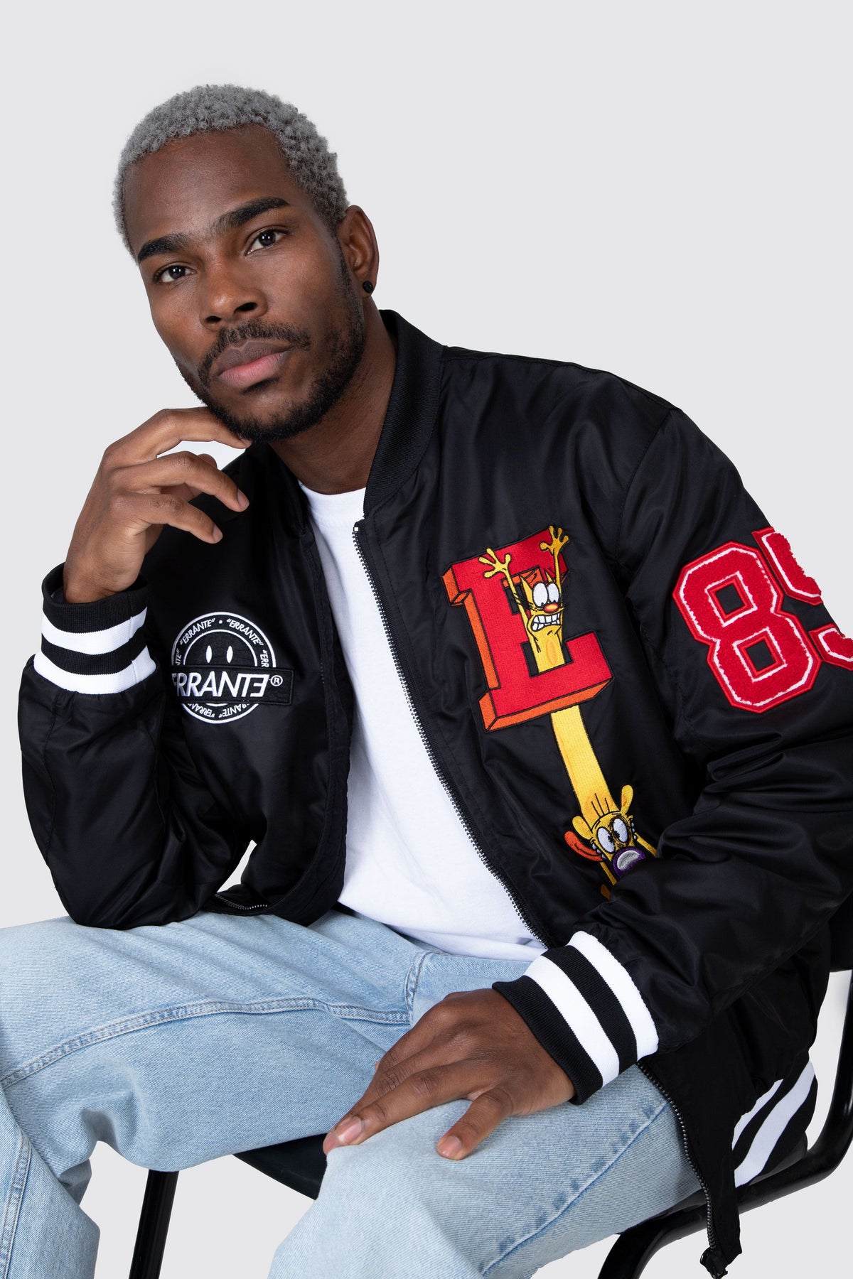 Chaqueta Catdog Bomber Siamese Negro ERRANTE