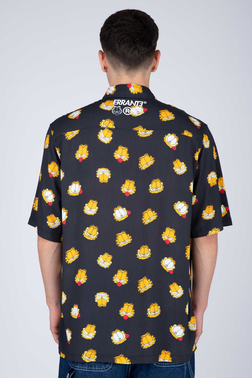 Camisa M/C Garfield For Real Negro ERRANTE