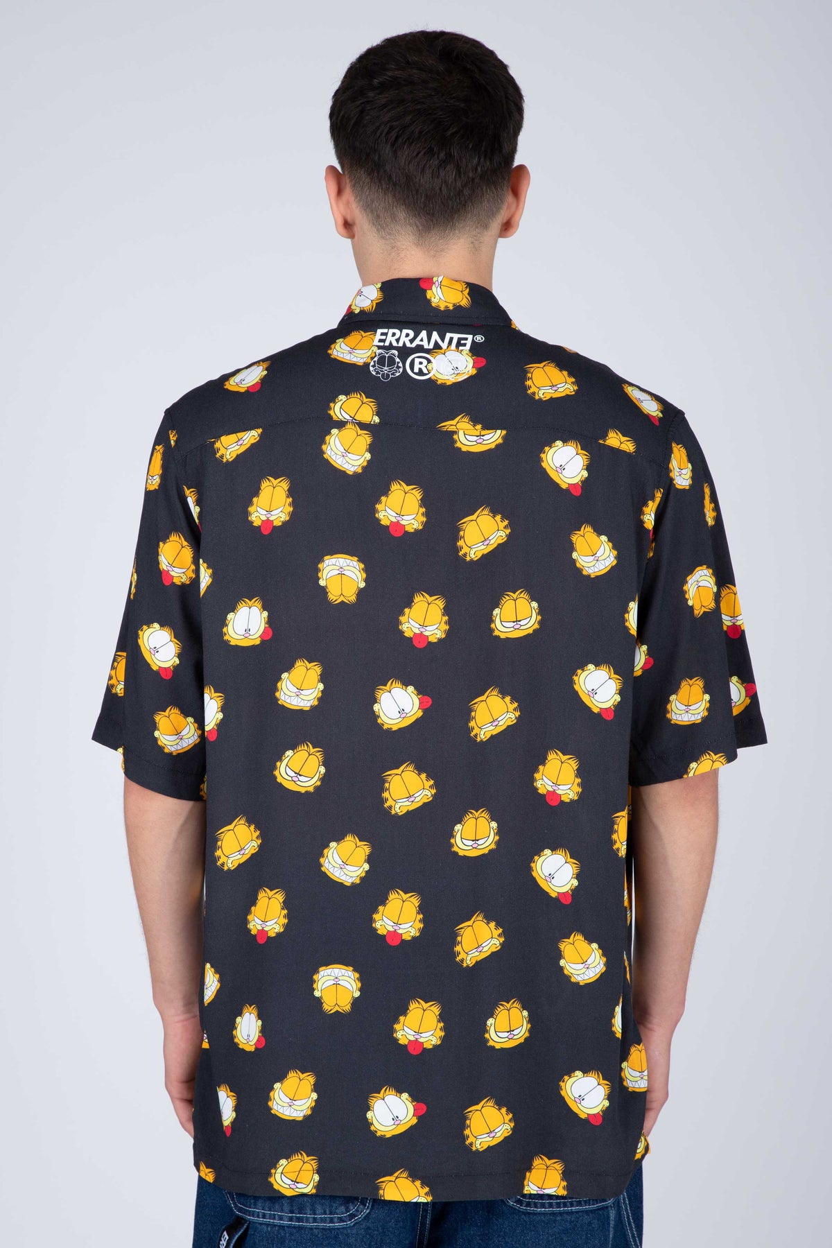Camisa M/C Garfield For Real Negro ERRANTE