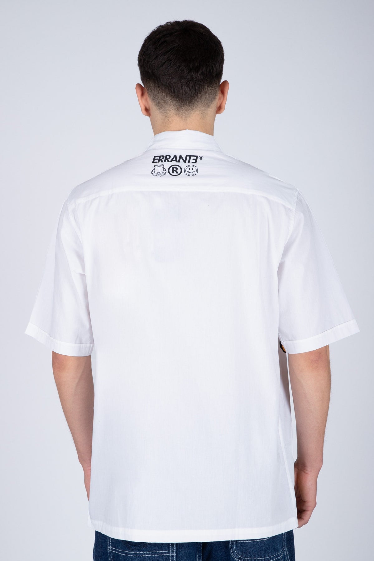 Camisa M/C Garfield Portrait Blanco ERRANTE