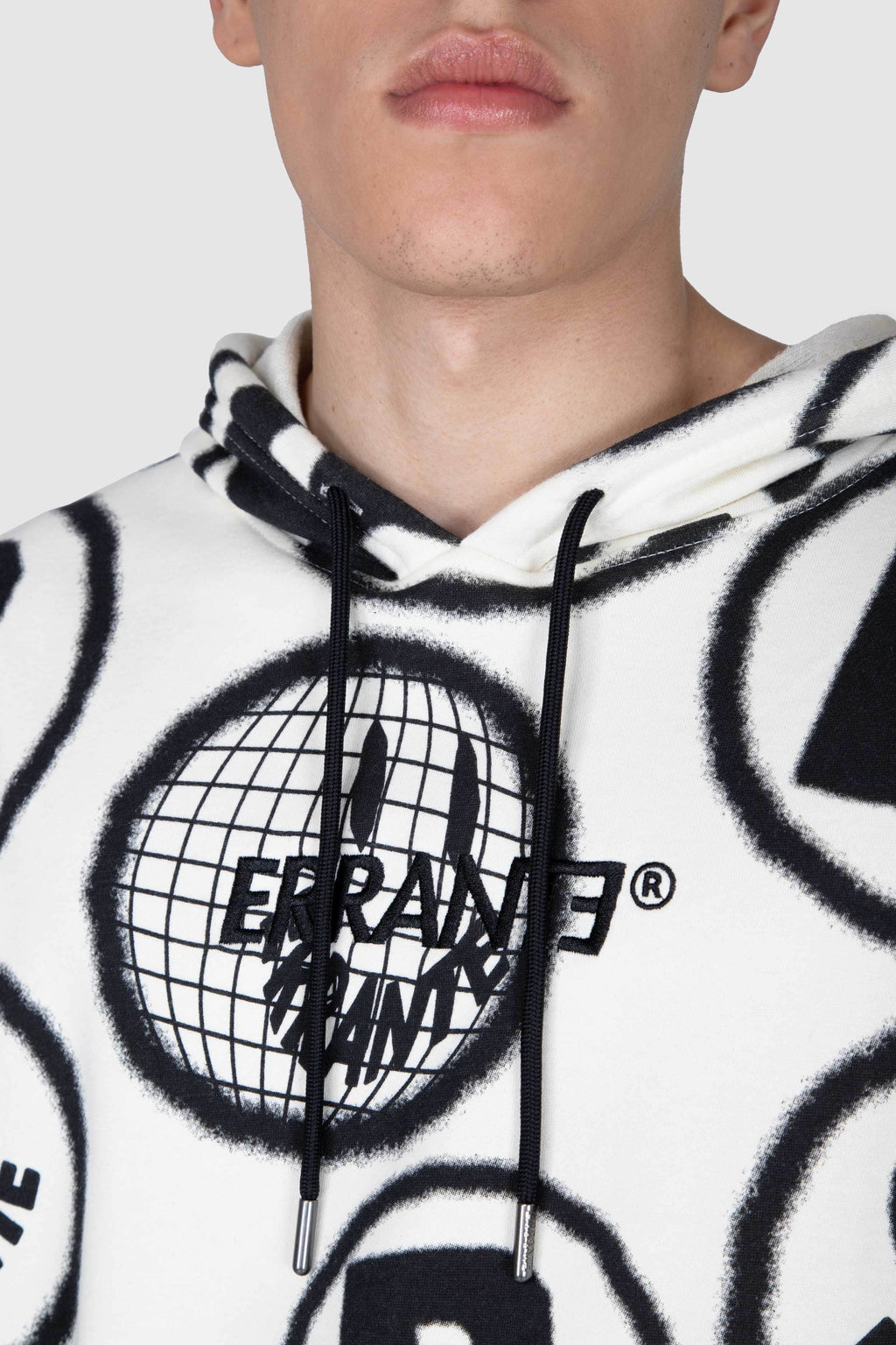Poleron Hood Happy Soul Blanco ERRANTE