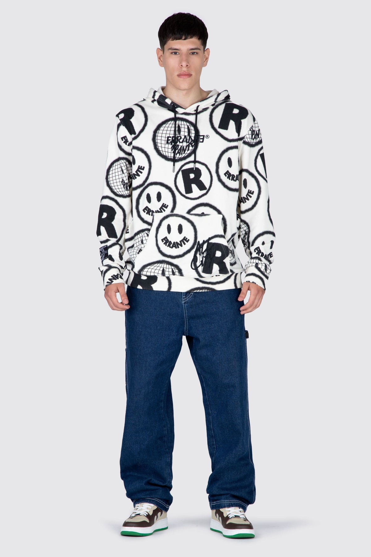 Poleron Hood Happy Soul Blanco ERRANTE
