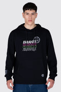 Poleron Hood Off Status Negro ERRANTE