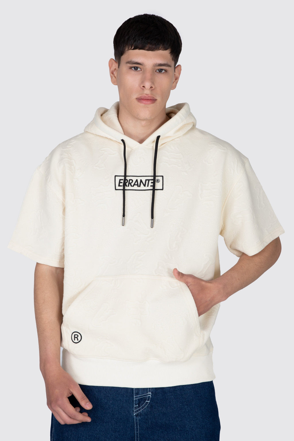 Poleron Hood Mc Kharma Dah Blanco ERRANTE