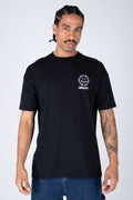 Polera M/C Happy Face Negro ERRANTE