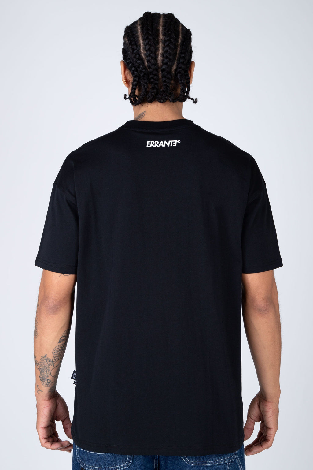 Polera M/C Happy Face Negro ERRANTE