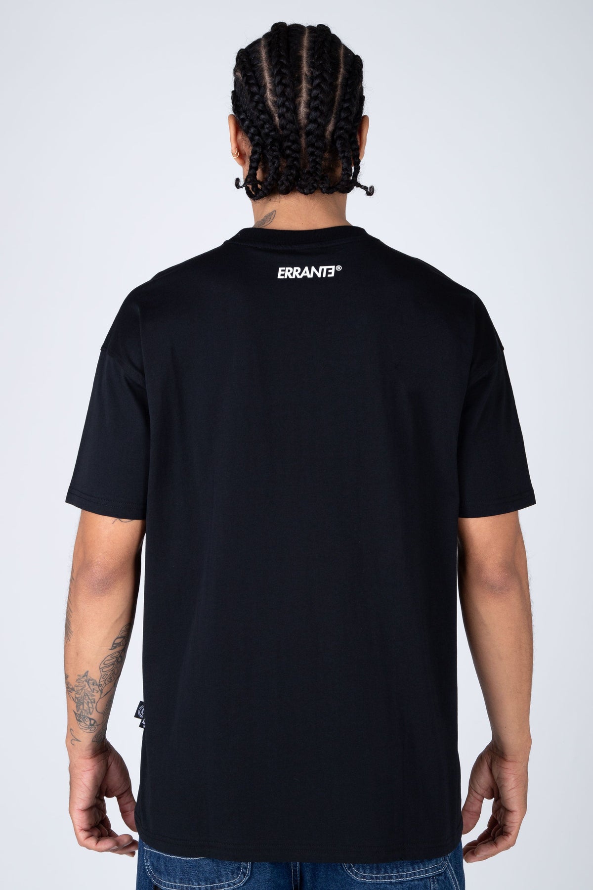 Polera M/C Happy Face Negro ERRANTE