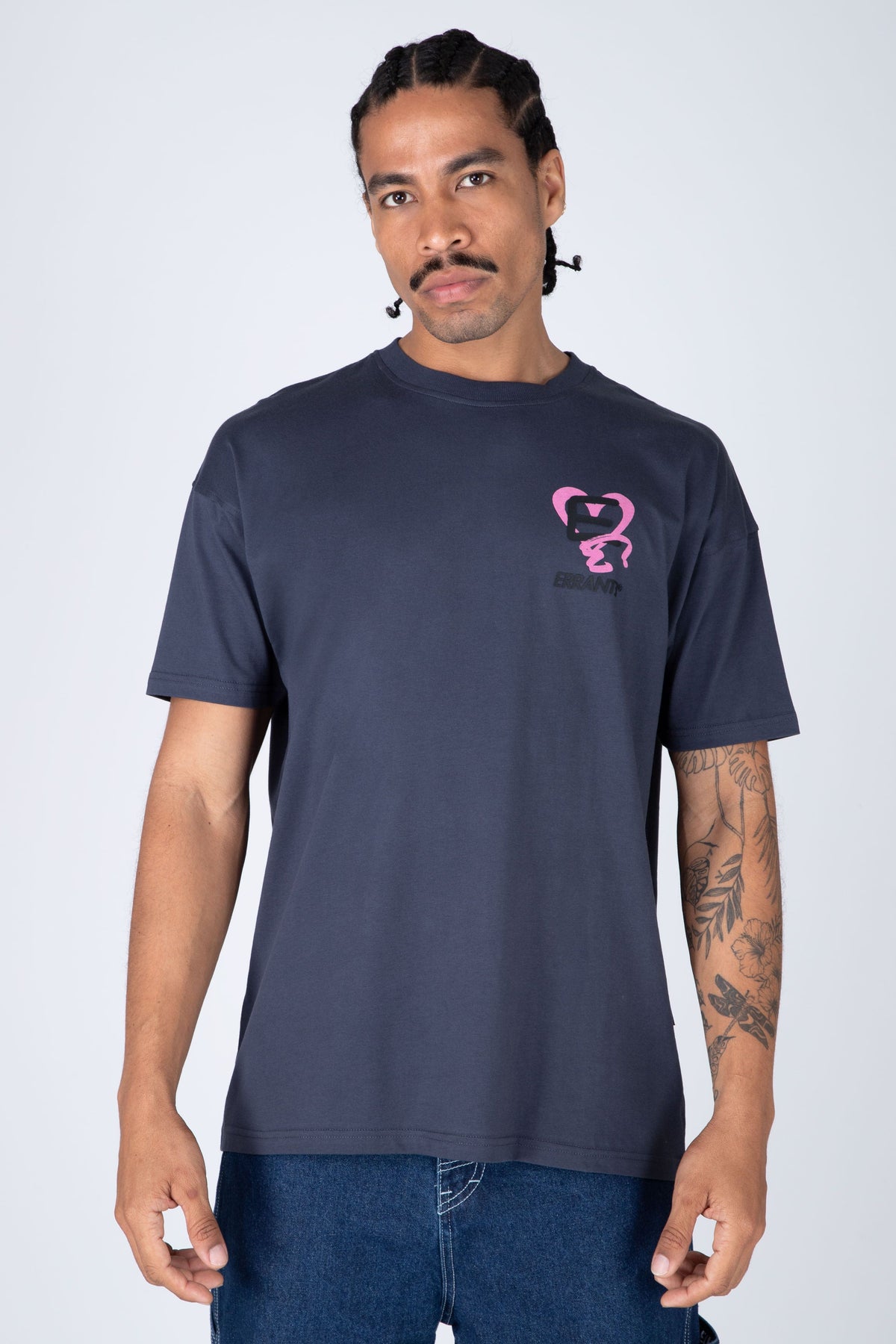 Polera M/C Sweetheart Gris Oscuro ERRANTE