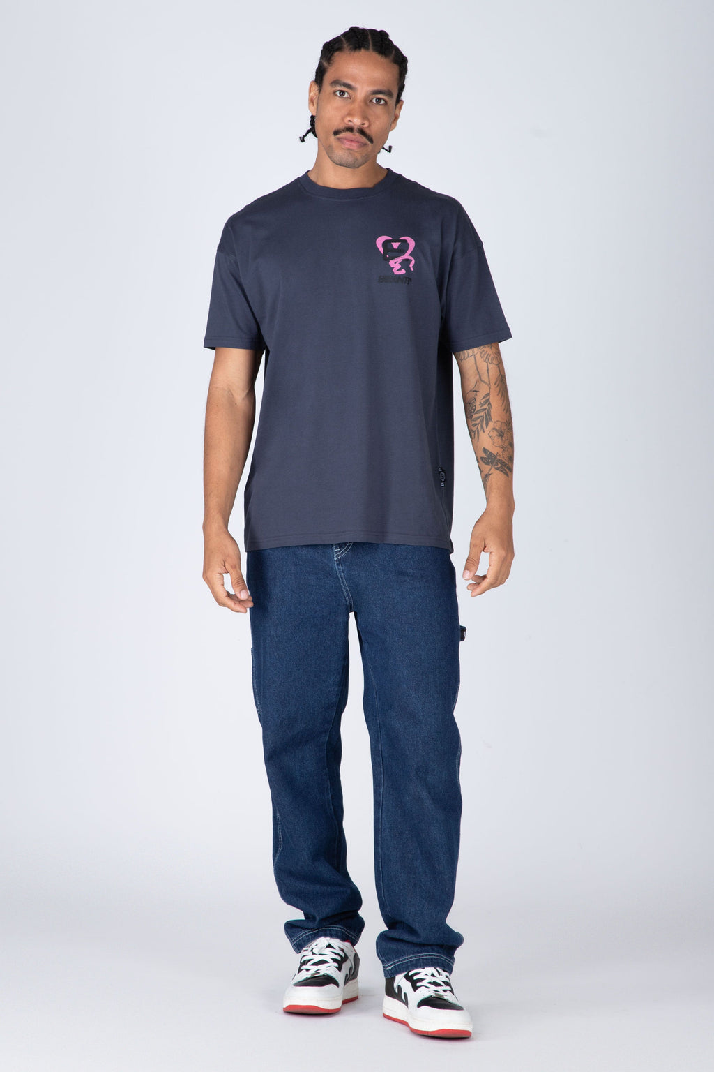 Polera M/C Sweetheart Gris Oscuro ERRANTE