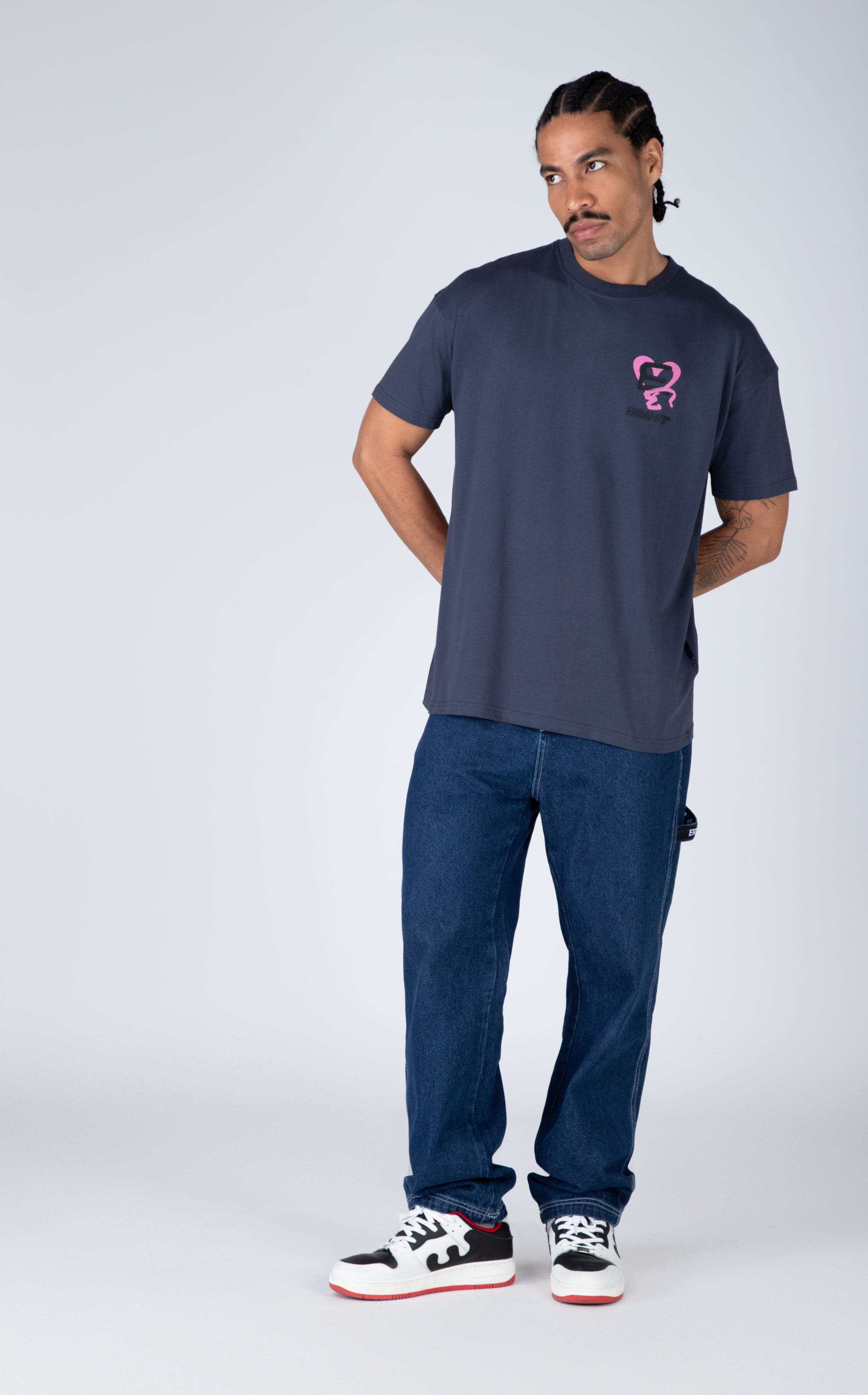 Polera M/C Sweetheart Gris Oscuro ERRANTE