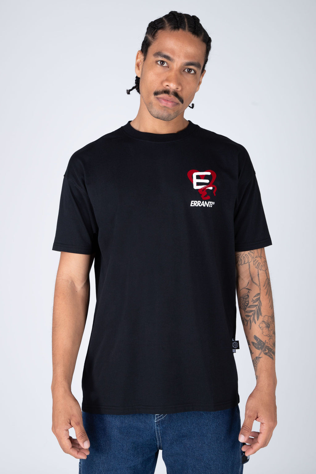 Polera M/C Sweetheart Negro ERRANTE