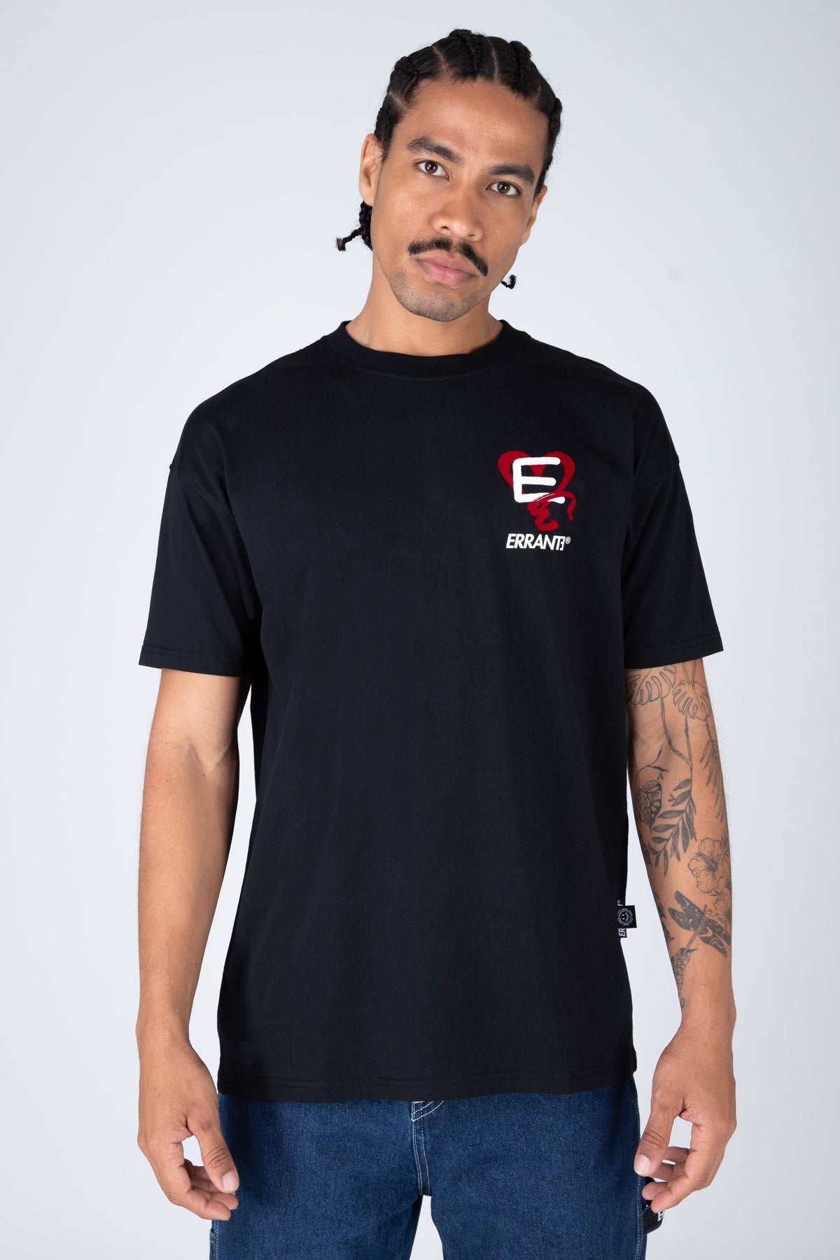 Polera M/C Sweetheart Negro ERRANTE