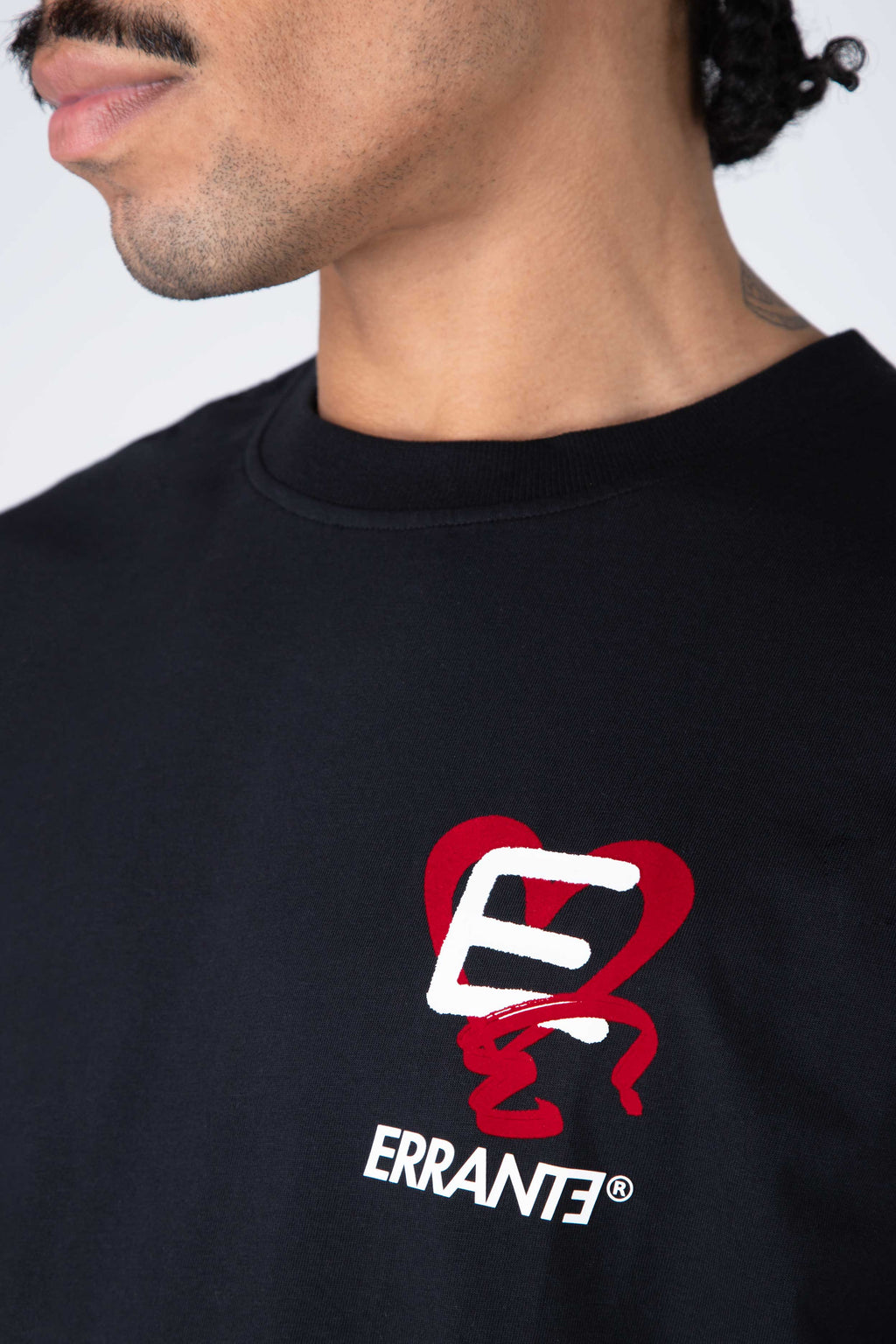 Polera M/C Sweetheart Negro ERRANTE