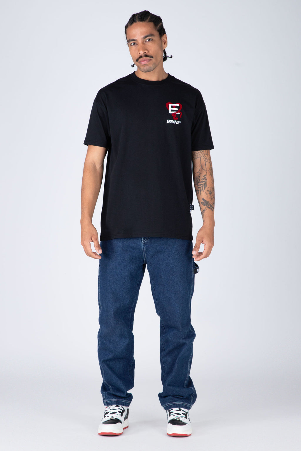 Polera M/C Sweetheart Negro ERRANTE