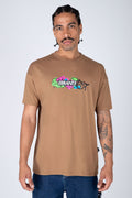 Polera M/C Dooble Box Café ERRANTE