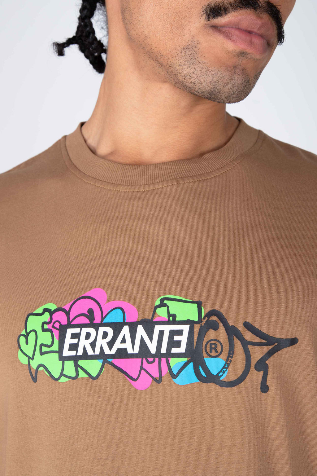 Polera M/C Dooble Box Café ERRANTE