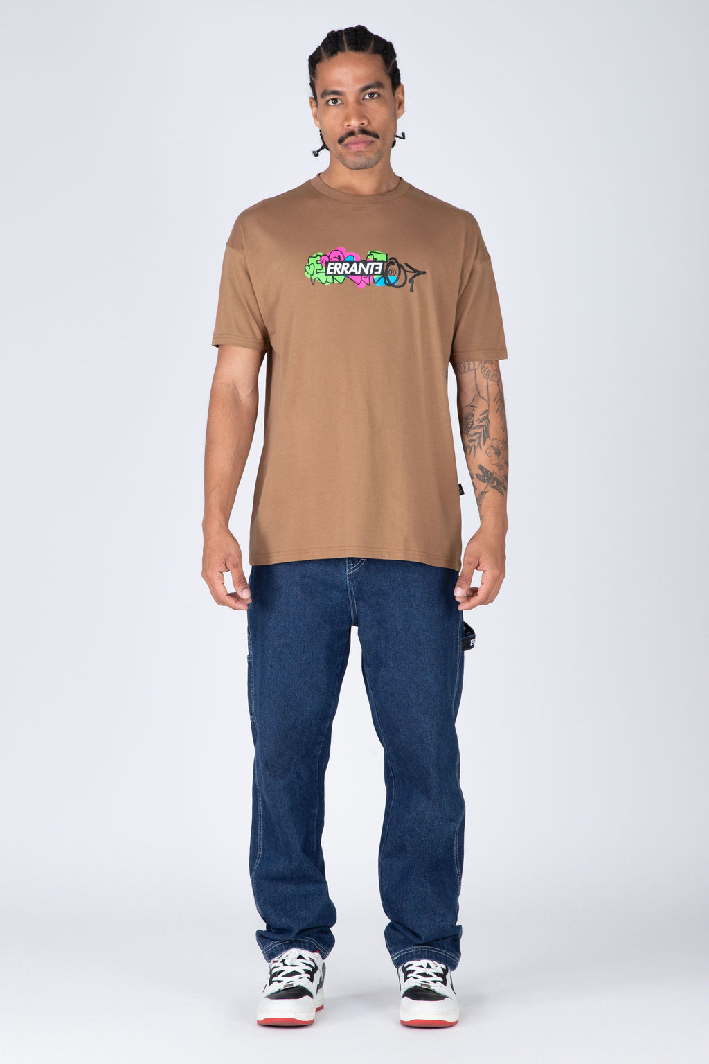 Polera M/C Dooble Box Café ERRANTE