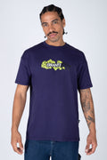 Polera M/C Dooble Box Morado ERRANTE