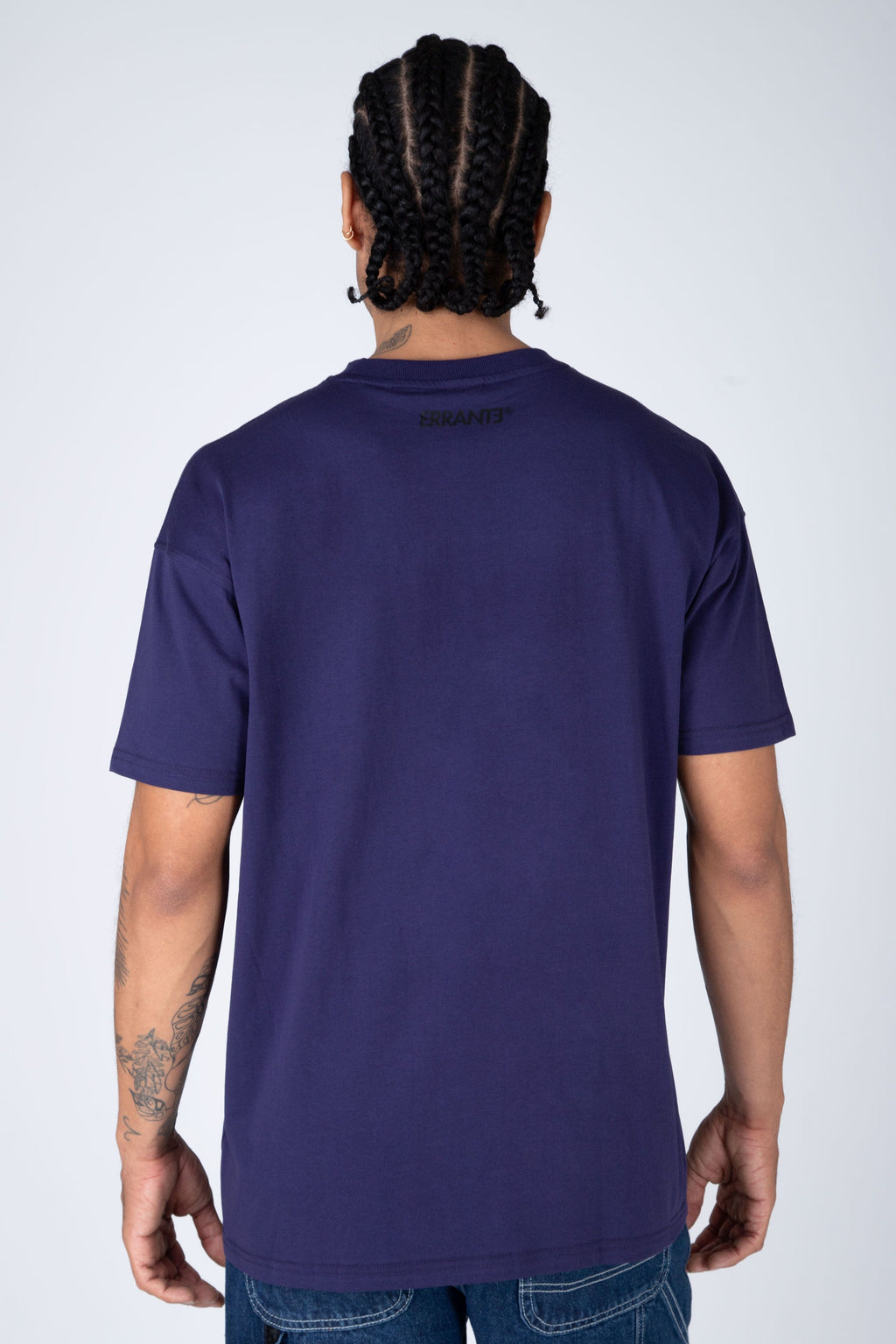 Polera M/C Dooble Box Morado ERRANTE