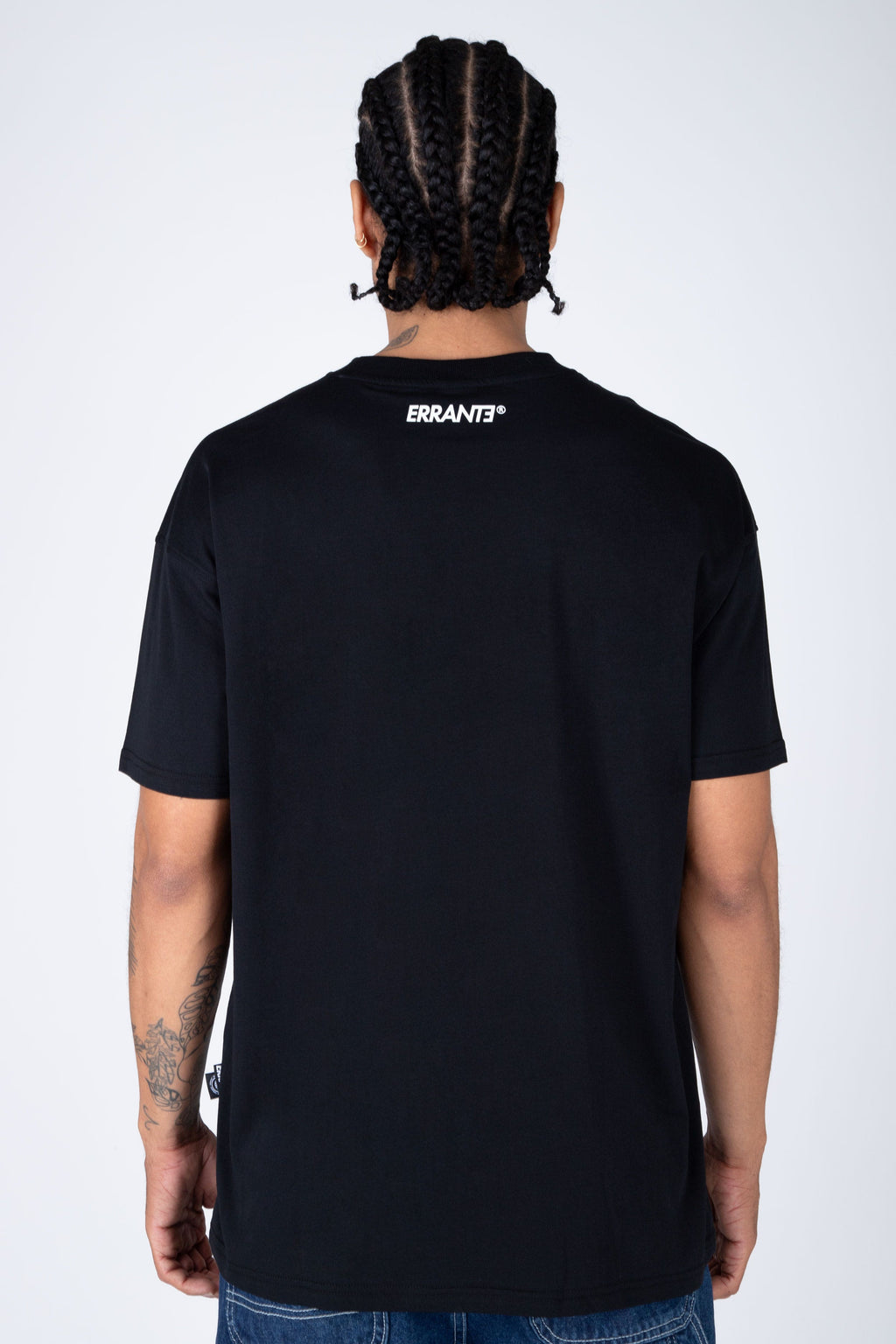 Polera M/C Dooble Box Negro ERRANTE