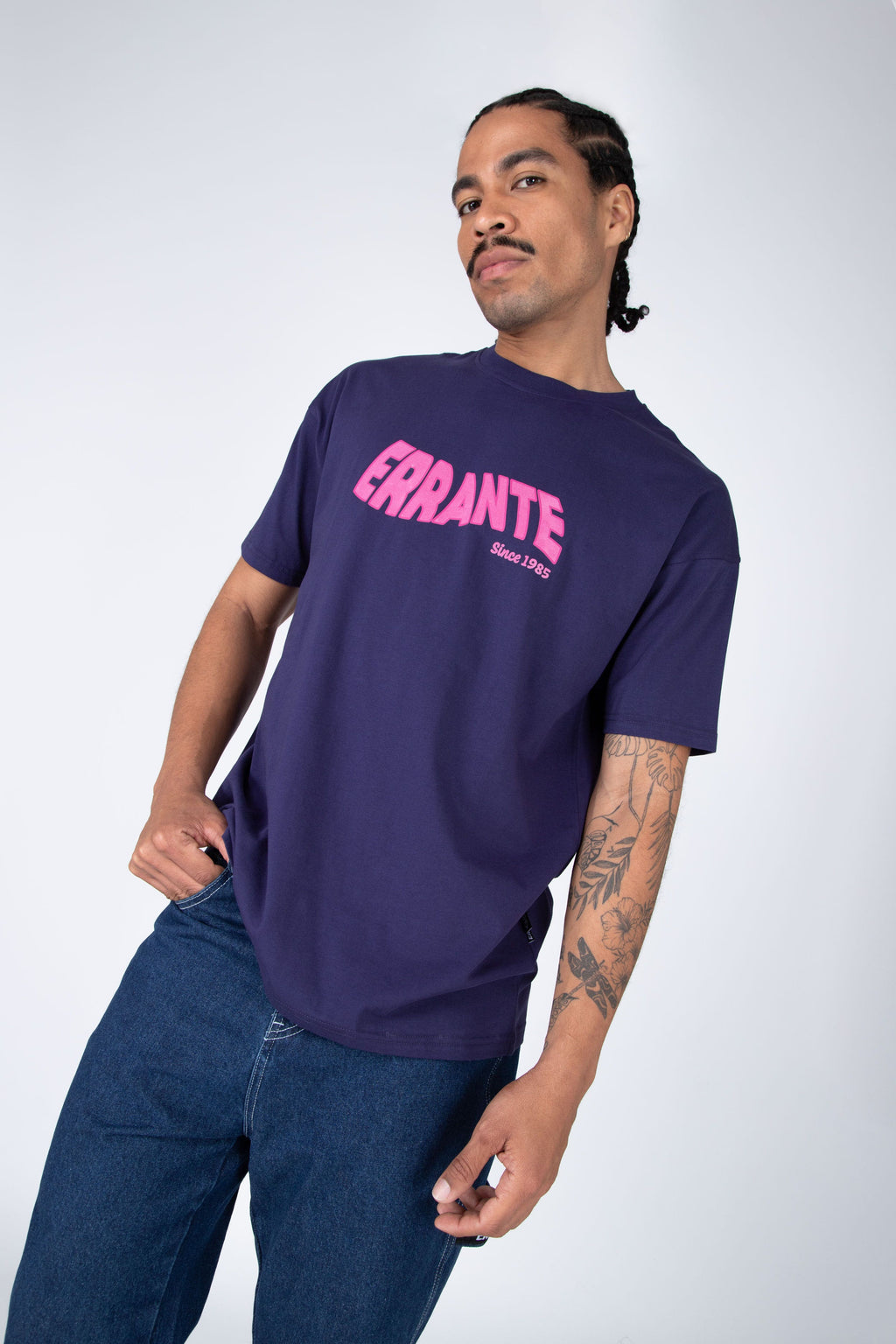 Polera M/C Fine Morado ERRANTE