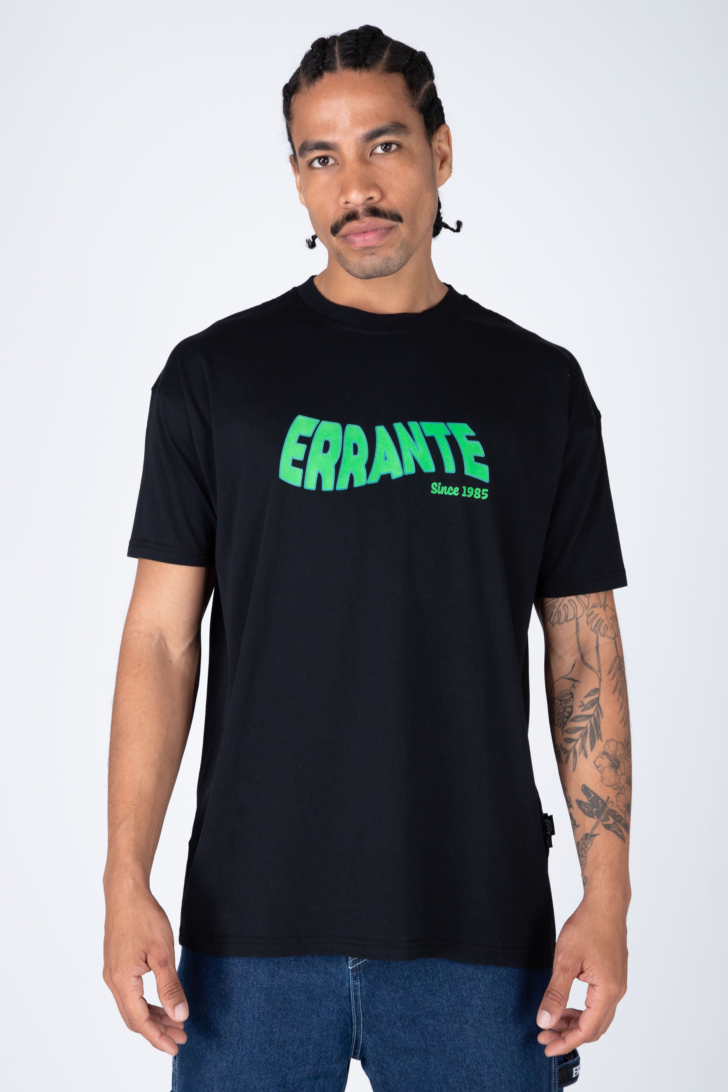 Polera M/C Fine Negro ERRANTE
