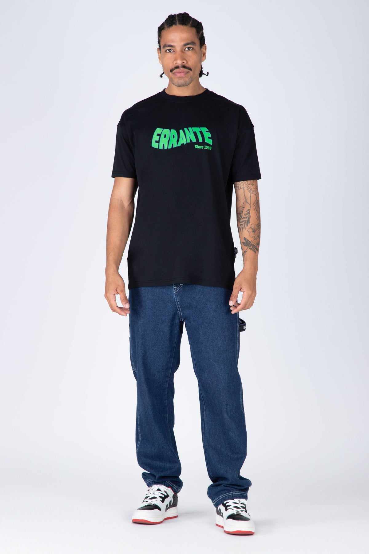 Polera M/C Fine Negro ERRANTE
