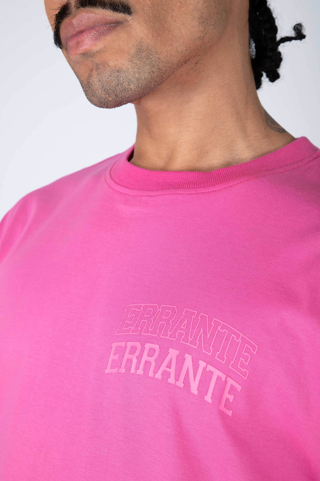 Polera M/C Plate Rosado ERRANTE
