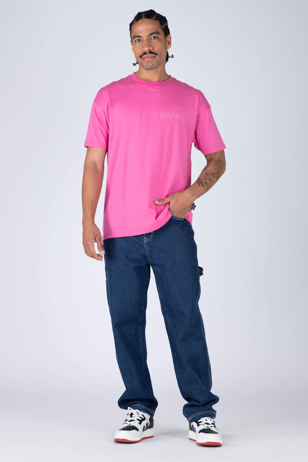 Polera M/C Plate Rosado ERRANTE