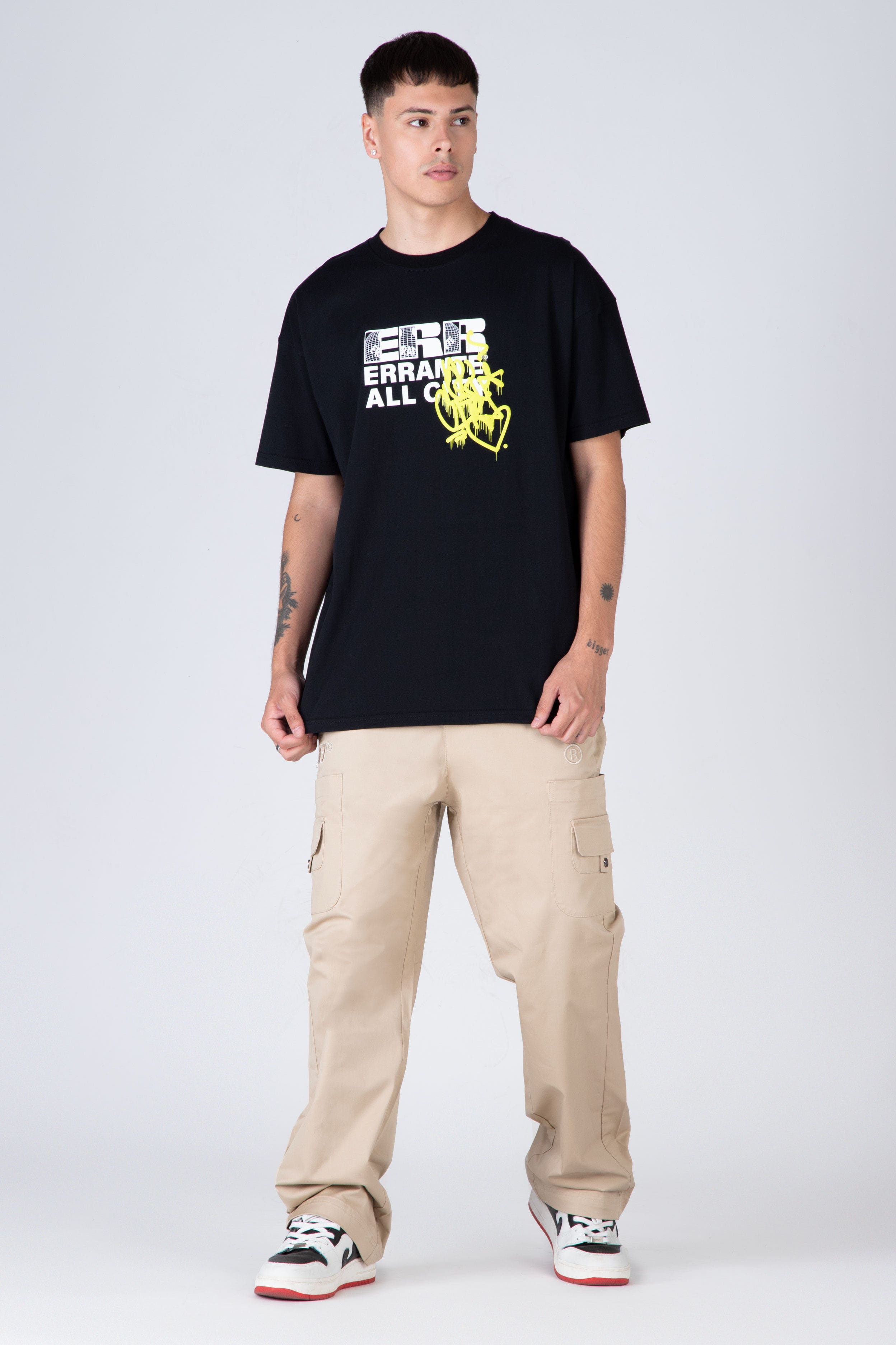 Polera M/C What Low Negro ERRANTE