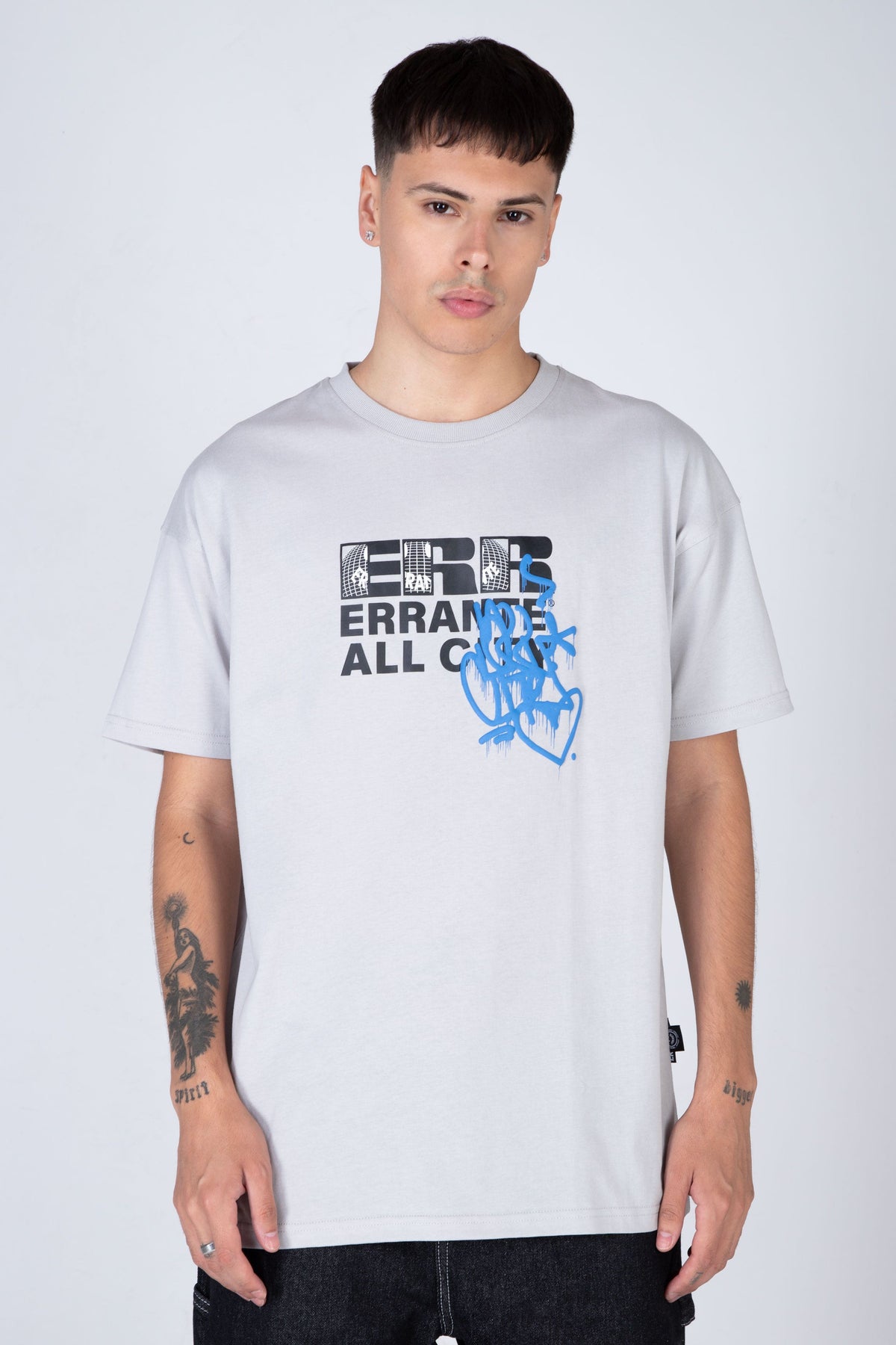 Polera M/C What Low Gris ERRANTE
