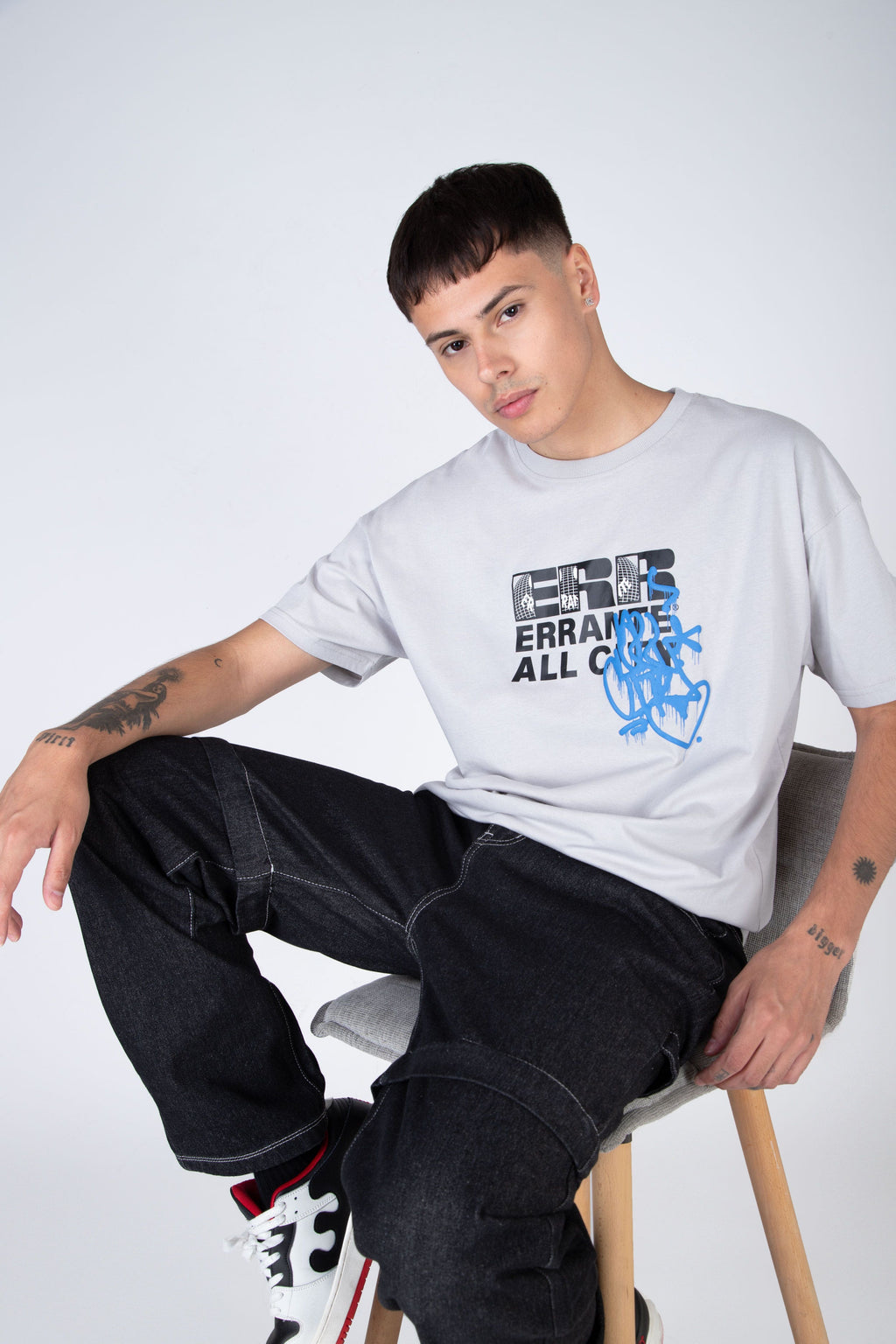 Polera M/C What Low Gris ERRANTE