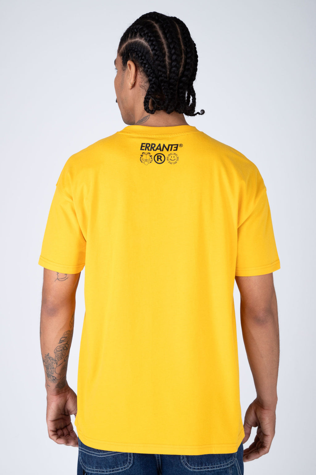 Polera M/C Garfield Are You Sure? Amarillo ERRANTE