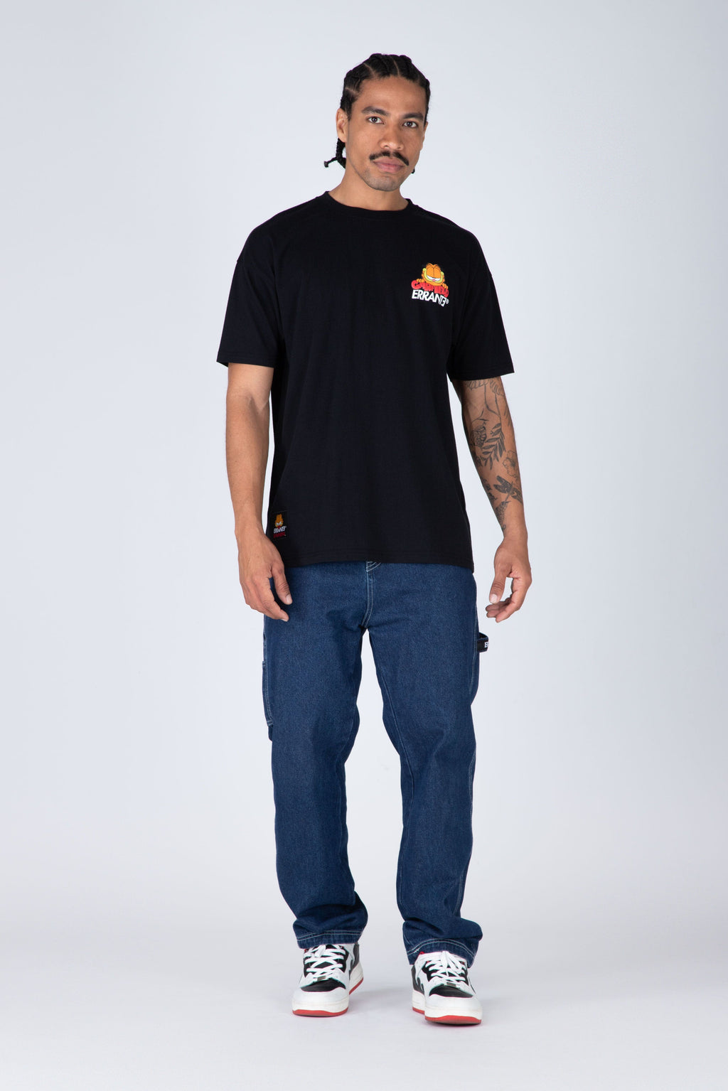 Polera M/C Garfield Are You Sure? Negro ERRANTE